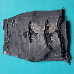 American Eagle Black Jean Shorts